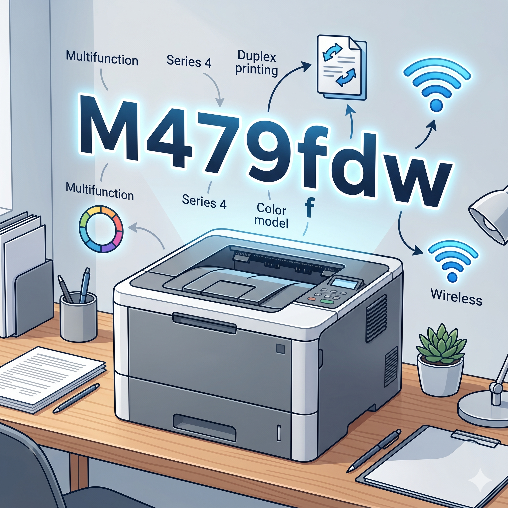 Illustration of decoding printer codes