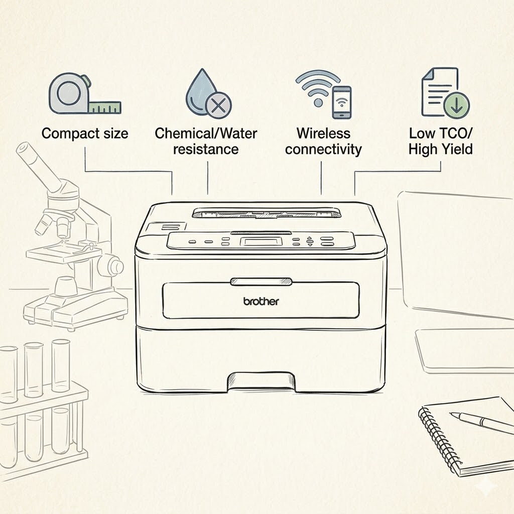 Key Factors to Pick a Right Printer for a Lab Research Environment or a Small Office
