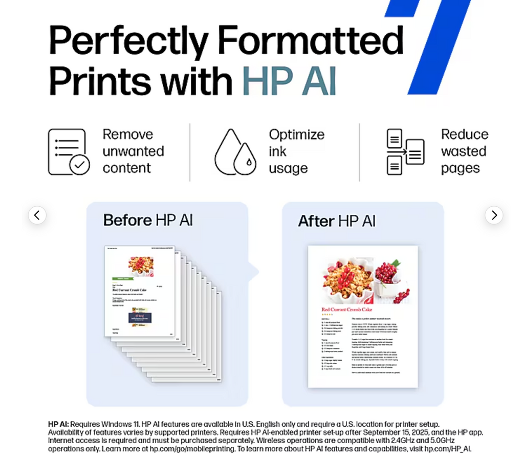 HP Smart Tank 5101 Wireless All-in-One Color Tank Printer 3 Years Ink AI Enabled